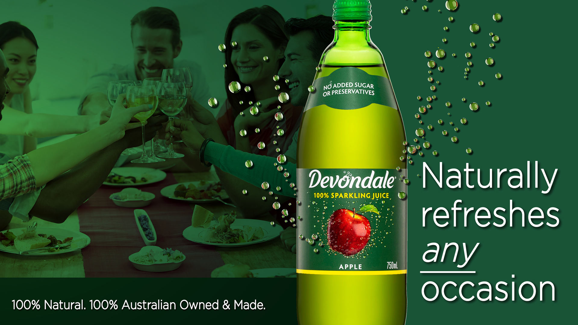 Devondale Sparkling Beverages New Packaging Launch Faith Agency